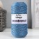 Knitting cord 100% polyester 1mm 200m/75 ± 10g (18-jeans)