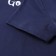 Homemade female set (T-shirt, shorts), dark blue color, size 44