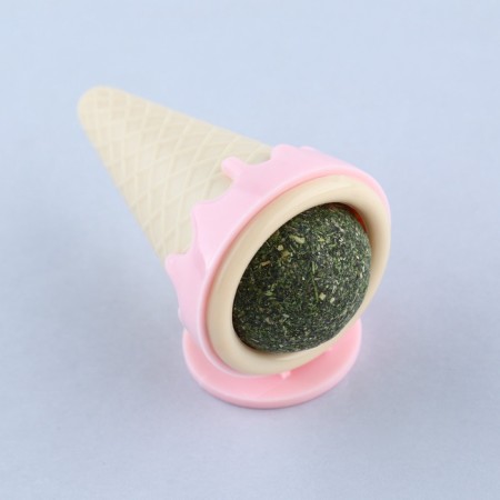 A toy with feline mint "ice cream"-3
