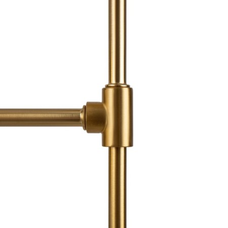 Wall lamp 60W, 1HE27, 42x13 cm, brass-2