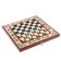 Board game 3 in 1 "Gzhel": chess, backgammon, checkers, wood 40 x 40 cm