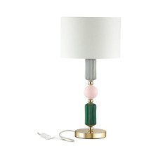 Candy table lamp, 1x60W E27, color gold, IP20