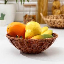 A basket for fruits and bread 