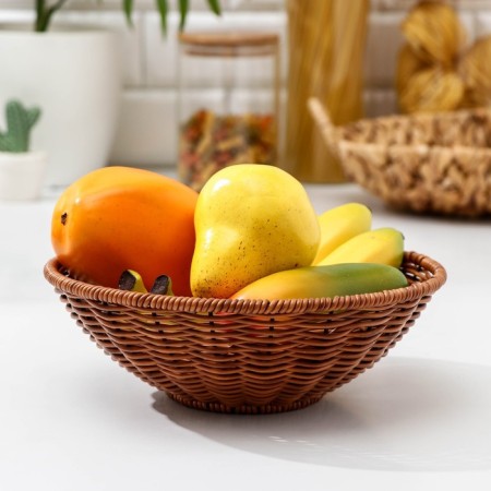 A basket for fruits and bread "Ohio", D = 23 cm, round
