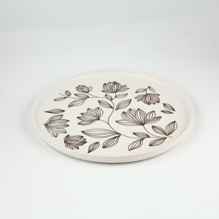 Ceramic "Flower Glade", 27.3 cm-2
