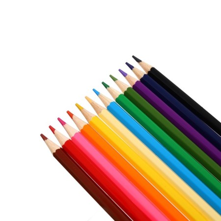 Pencils of 12 flowers "Kalyak-Malyak", hexagonal-2