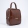 Women's bag over the shoulder Textura, small size, brown color