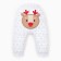 Reluple-tinting crumb I am "deer", height 68-74 cm, white
