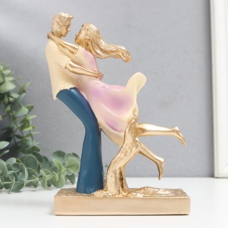 Souvenir Polystone "The long -awaited meeting" 6x12.5x19.5 cm-3