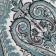 Textile scarf, turquoise color, size 58x58