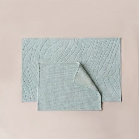 A set of mats for the bathtub "Orta", size 50x60 cm, 60x100 cm, turquoise color-2