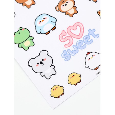 Stickers Stickers Children's "Beast", 3 sheets mix-2