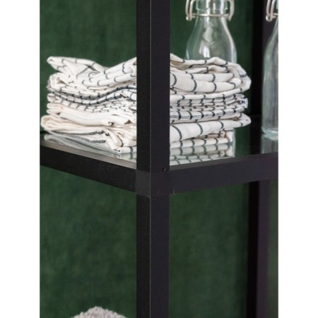 Bathroom rack 3, 350x250x964, black muar/colorless glass-3