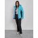 Ski jacket female, size 42, blue color