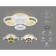LED ceiling LED with Ambrella Light, ICE, FA2951, 6XLED, 125 W, 10625LUM, 3000-6400K, white color.