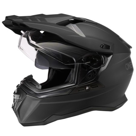 Sneakers helmet with o’neal d-SRS Solid V24, ABS, matte, black, s-2