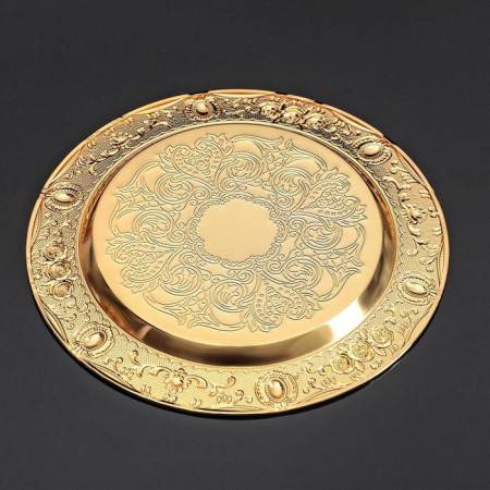 Serving set "Luxury. Gold ", 8 items: a jug 250 ml, 6 glasses, 20 ml, tray, gold color-11