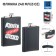 Flaw for alcohol "Always preserve positive", stainless steel, 240 ml, 8 oz