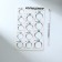 Set for measuring the size of the ring "Ring-heart-aid, sheet", 11.5 × 0.8 × 0.8 cm, white color