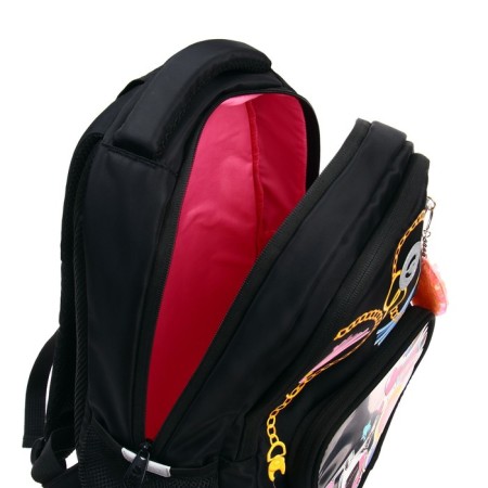 School backpack, 39 x 30 x 19 cm, Grizzly, ergonomic back, black RG-362-3_1-9