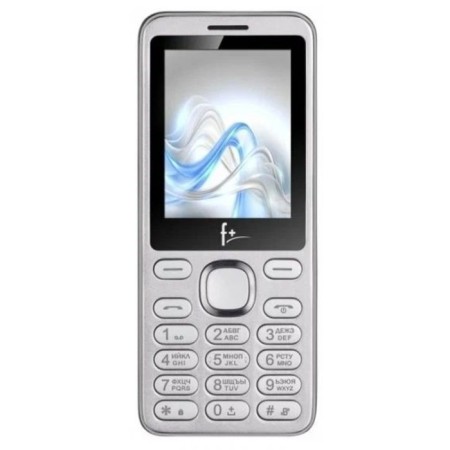 Cell cell phone F+ S240 Silver, Silver, 32MB, 2 SIM