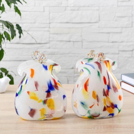 Vase "Wallet" multi -colored, (into glassbreed) 16cm-2
