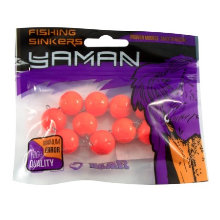 Cargo Cheburashka painted collapsible Yaman 10 pcs., 28 g, orange-4