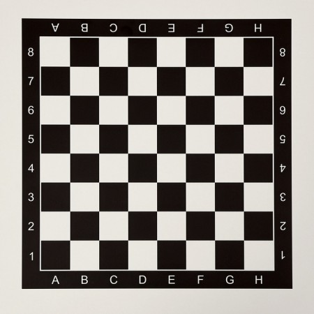 Chess table on metal legs, white, 90 x 65 cm-2