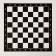 Chess table on metal legs, white, 90 x 65 cm