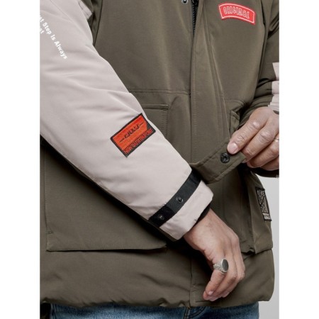 Winter jacket, size 54, khaki color-10