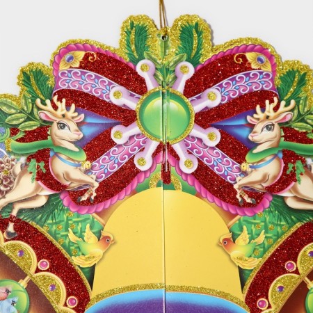 Decorative decoration (suspension) "Bells" 49x33 cm-3