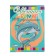 Colored paper A4, 8 sheets, 8 colors "dolphins", newspaper, bilateral, on the bracket