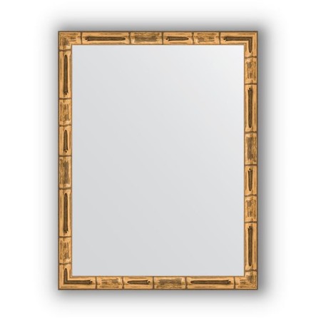 Mirror in the baguette frame - Golden Bamboo 24 mm, 34 x 44 cm, EvoForm