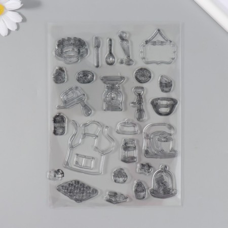 Stamp for creativity Silicon "Confectioner" 14.5x20 cm-2