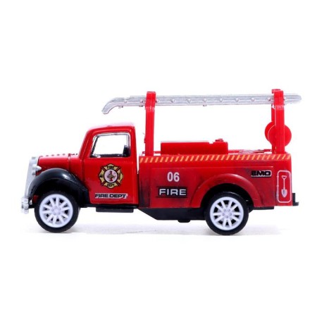 Metal truck "Fire Service", inertia, mix-1