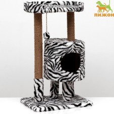 House for cats with a claw 