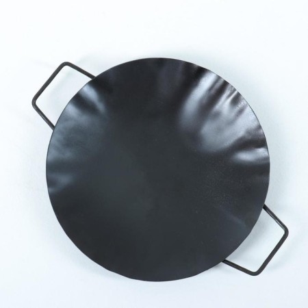 Saj frying pan "Frozen" diameter 35 cm, steel thickness 2 mm-1