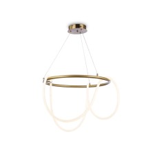 Светильник светодиодный подвесной с пультом Ambrella light, Line, FL10503, LED, 74 Вт, 5550Lum, 3000-6400К, цвет латунь
