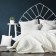 Konni set: cover 230 x 250 cm, pillowcase 45 x 45 cm - 2 pcs, white color