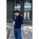 Jumper male ise, size 46, dark blue color
