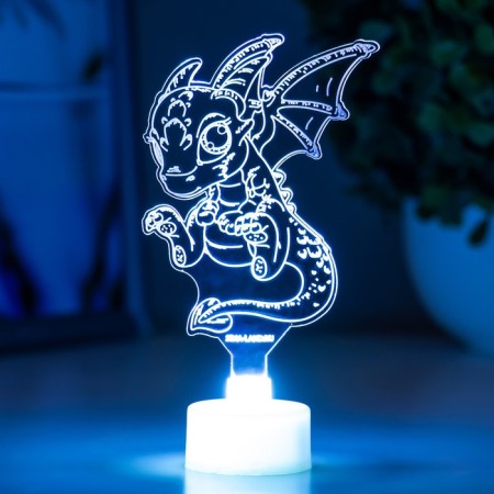 Lamp "Drass" Led RGB 6 colors from batteries LR41 7x11 cm-2