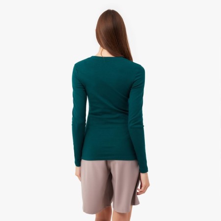 Longsliv Women's Minaku: Basic Line Emerald Color, Rr. 46-2