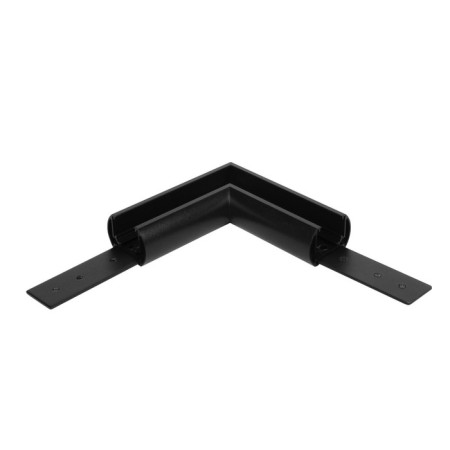 Corner Connector for the busbar, overhead Elektrostandard, Slim Magnetic, 90x25 mm, black color-1