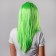 Carnival wig "beauty", green color