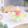 Candle for Cake Musical "Tulip", yellow, 12 × 5 cm