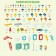 Constructor "Country House", 2 assembly options, 215 parts