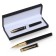 Handle Gift Roller in the leatherette case, the case is black, gold