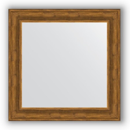Mirror in the baguette frame - trained bronze 99 mm, 82 x 82 cm, evoForm