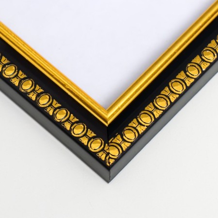 Photo frame plastic 21x30 cm 989 Black (25/750)-1