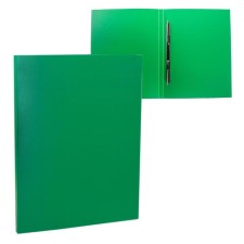 A folder with an A4, 500 μm plastic heater, a root of 14 mm, calligrata, up to 100 sheets, green
